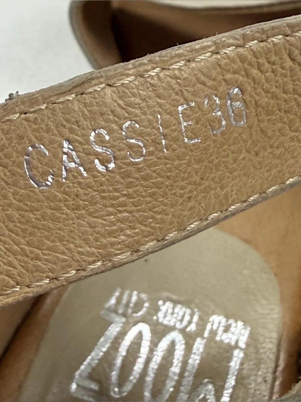 Miz Mooz Cassie Leather Ankle-Strap Sandals in Light Taupe
